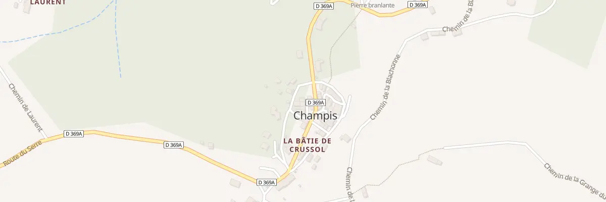 Plan du 5283 La Batie de Crussol à Champis