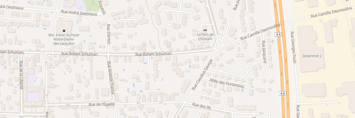 Plan du 792 Rue Robert Schuman à Villefranche-sur-Saône
