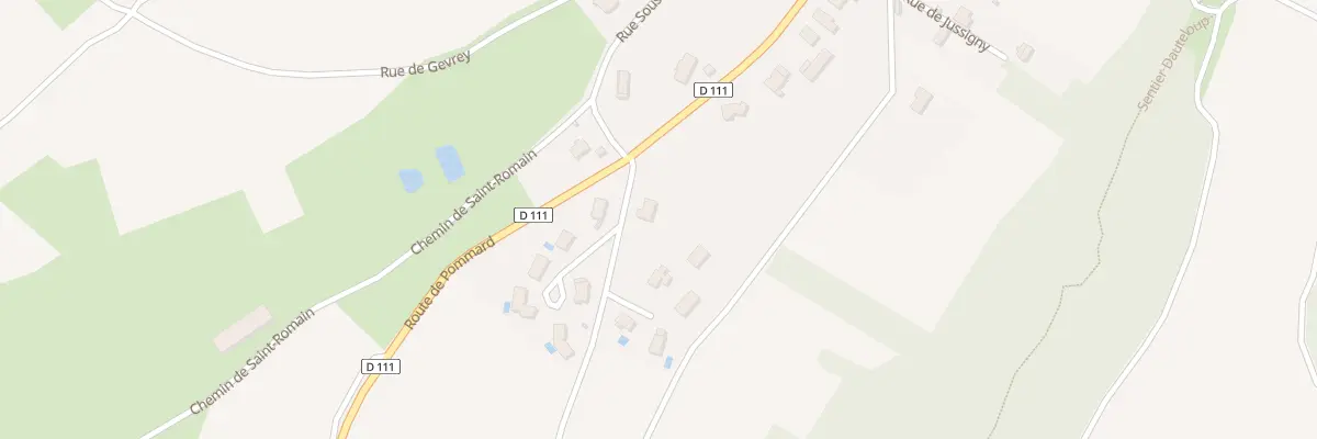Plan du 1 Rue des Moulins de Maitranceau à Meloisey