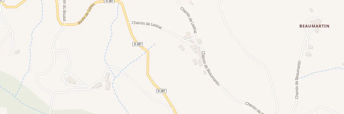 Plan du 5209 Lestrat Le Bas à Saint-Sylvestre
