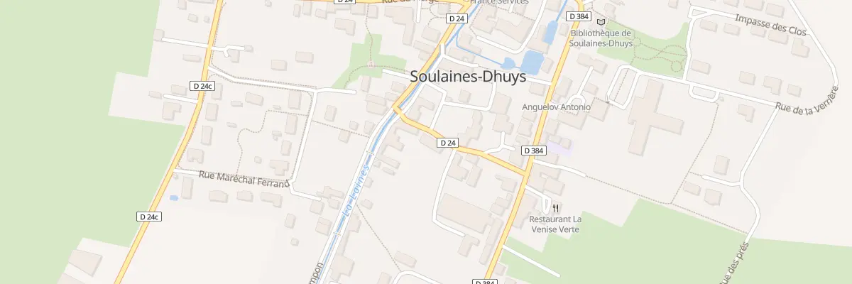 Plan du 5 Rue de la Huchette à Soulaines-Dhuys