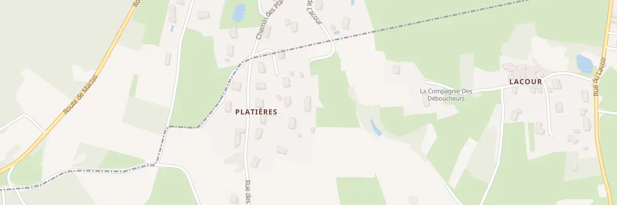 Plan du 196B Rue des Platières à Limony