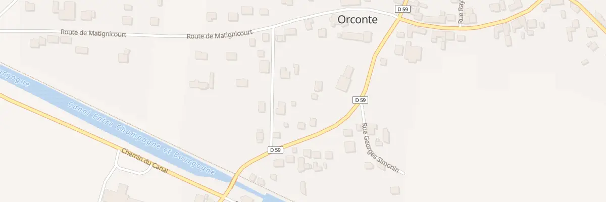 Plan du 6 Rte de Larzicourt à Orconte