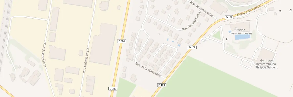 Plan du 184 Rue de la Maladière à Belleville-en-Beaujolais