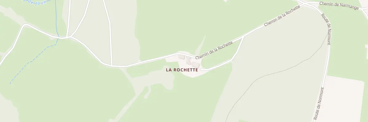Plan du 166 Che de la Rochette à Azé