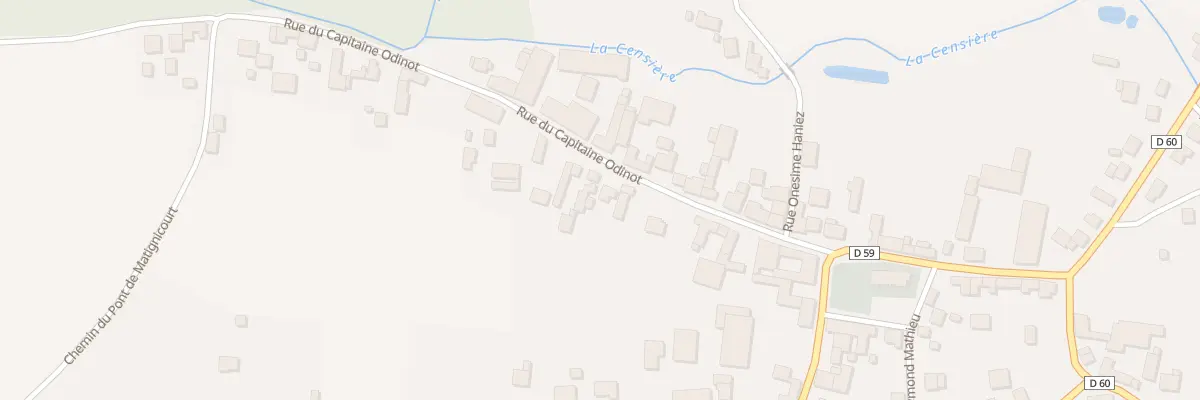 Plan du 7 Rue Capitaine Odinot à Orconte