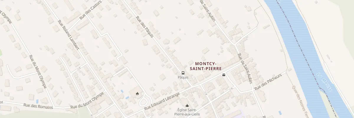 Plan du 16 Rue des Paquis à Charleville-Mézières