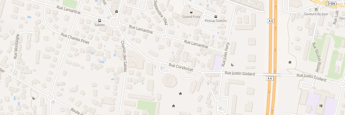 Plan du 375 Rue Condorcet à Villefranche-sur-Saône