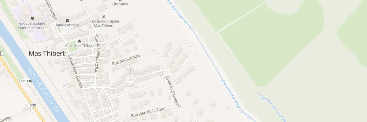 Plan du 14 Rue de l’Envol Mas Thibert à Arles