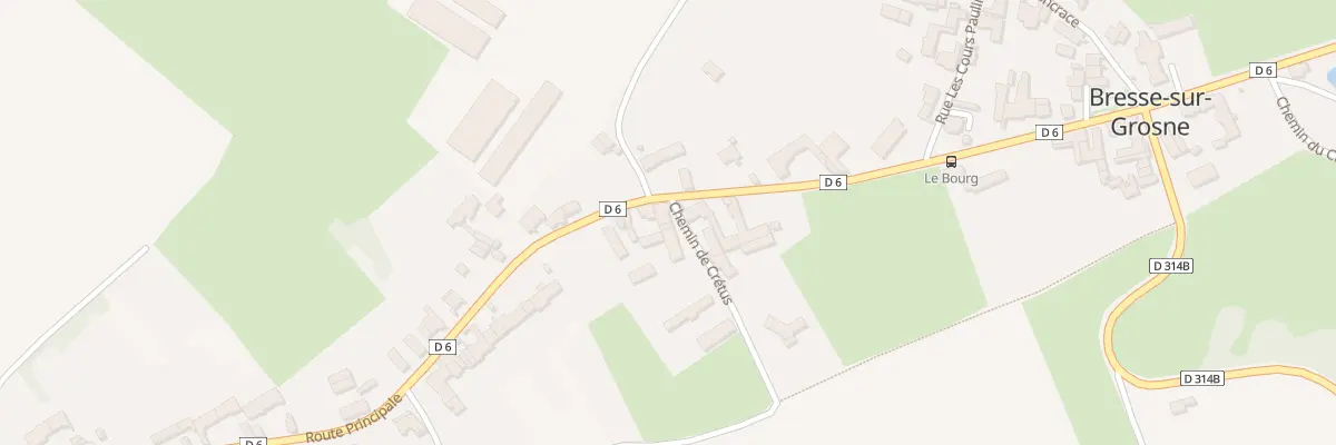 Plan du 2 Che de Crétus à Bresse-sur-Grosne