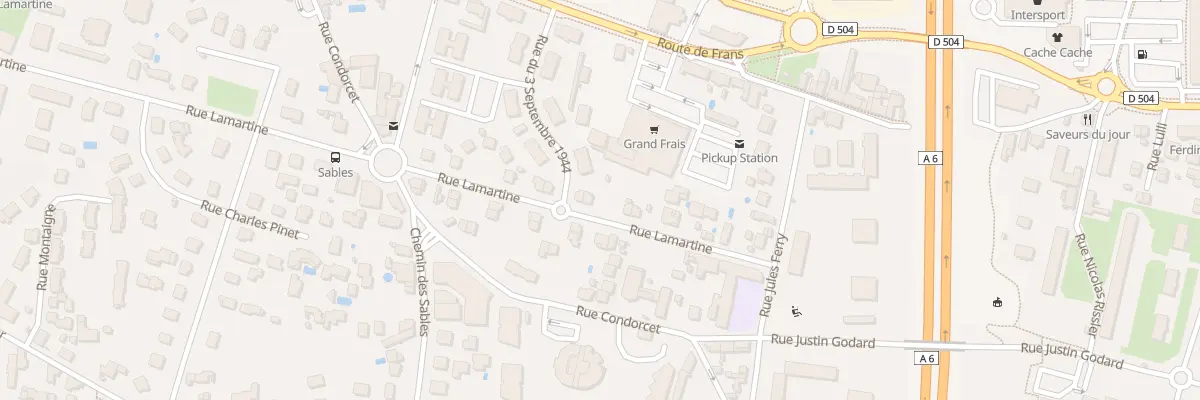 Plan du 901 Rue Lamartine à Villefranche-sur-Saône