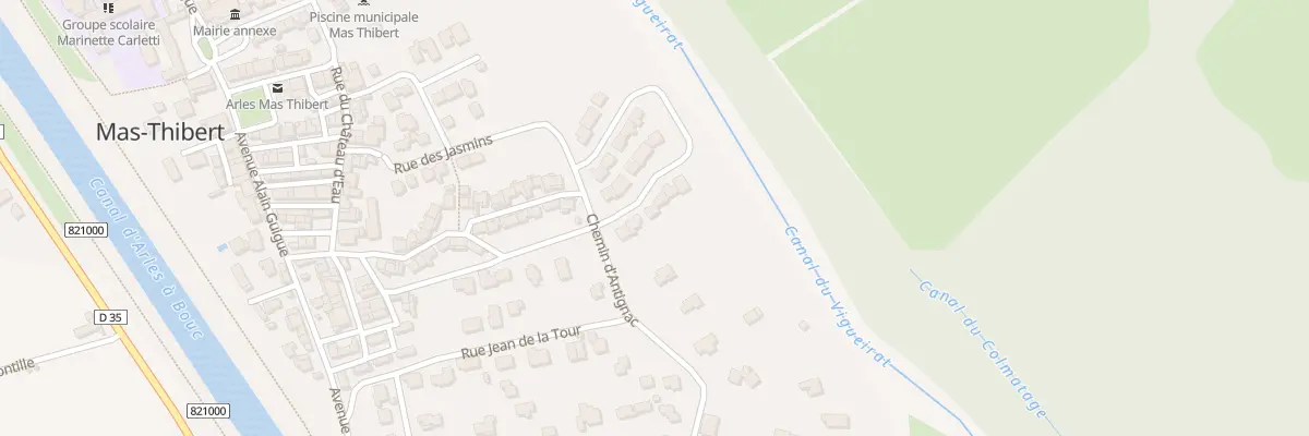 Plan du 15 Rue de l’Envol Mas Thibert à Arles