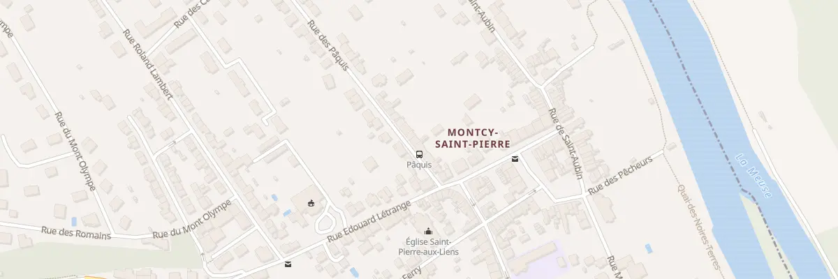 Plan du 10 Rue des Paquis à Charleville-Mézières