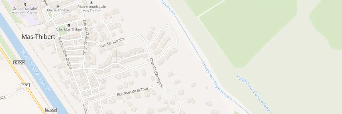Plan du 13 Rue de l’Envol Mas Thibert à Arles