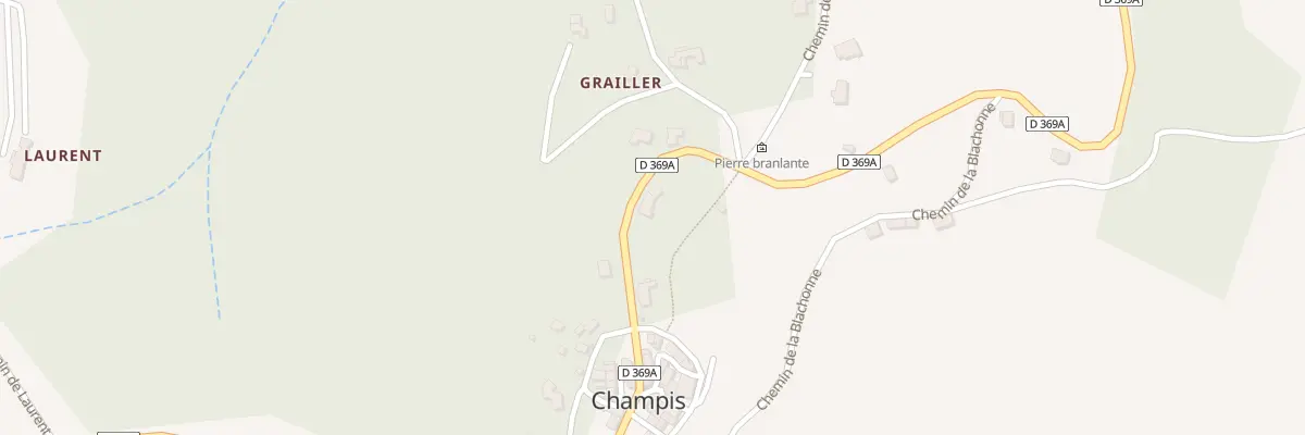 Plan du 300 Rte de la Bâtie de Crussol à Champis
