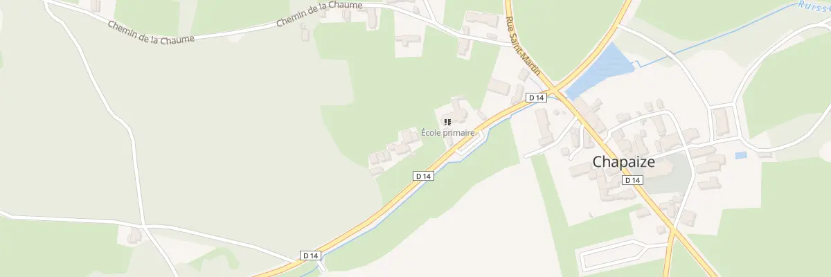 Plan du 5121 La Chaume à Chapaize