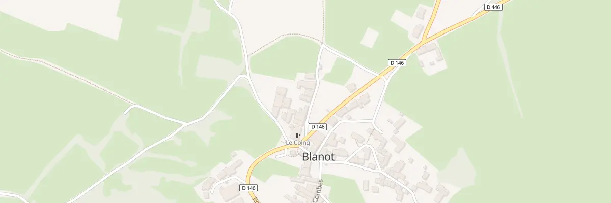 Plan du 5069 Le Bourg à Blanot