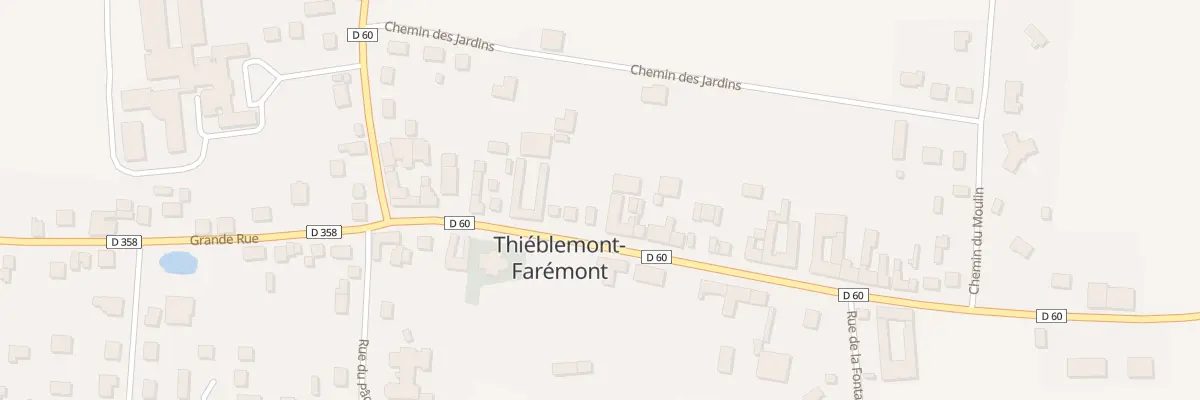 Plan du 40 Gr Grande Rue à Thiéblemont-Farémont