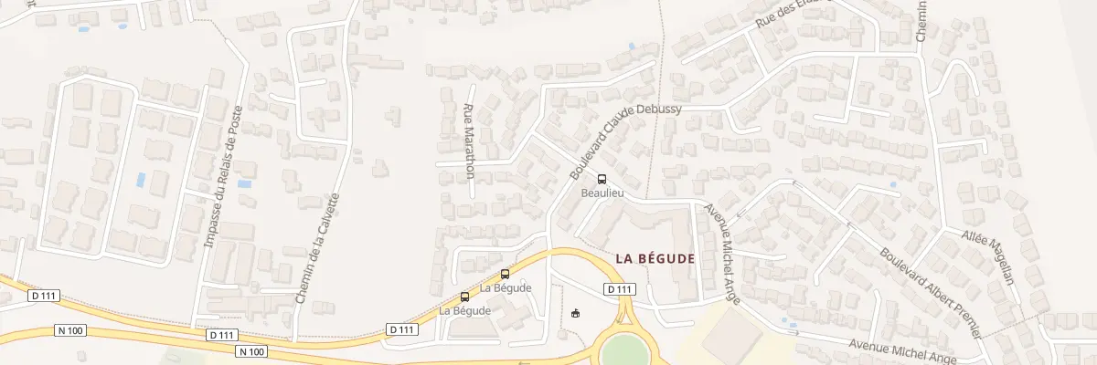 Plan du 7 Bd Claude Debussy à Rochefort-du-Gard