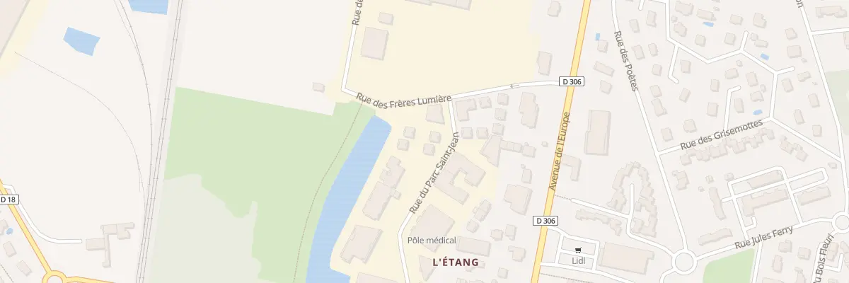 Plan du 40B Rue du Parc Saint Jean à Belleville-en-Beaujolais