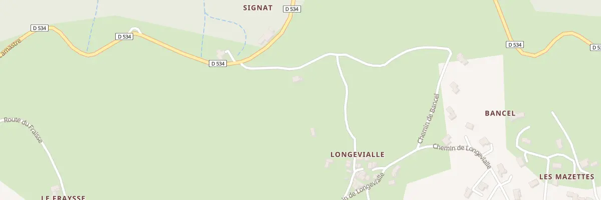 Plan du 6635 Rte de Lamastre à Saint-Barthélemy-le-Plain