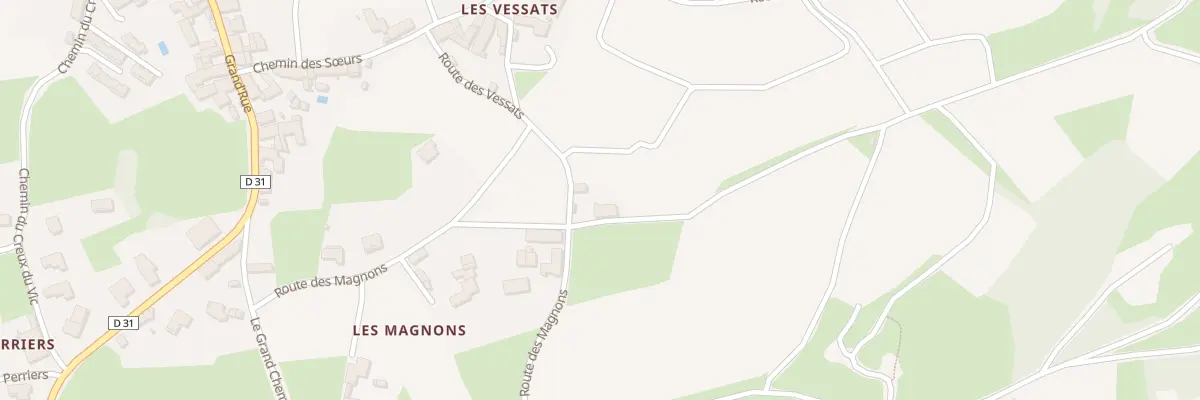 Plan du 283 Rte des Vessats à Leynes