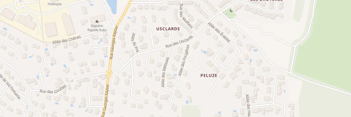 Plan du 2 All des Fougères à Saint-Genis-les-Ollières