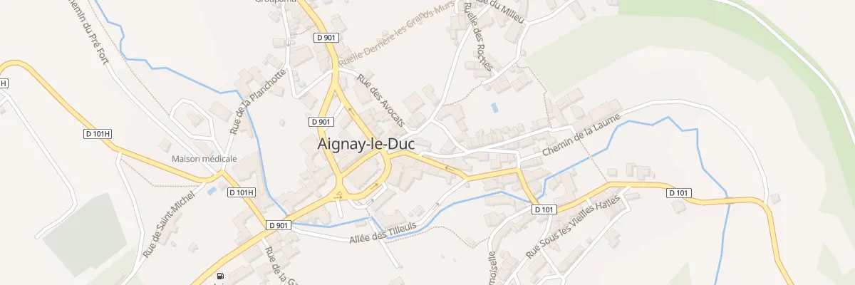 Plan du 5 Rue de l’Isle à Aignay-le-Duc