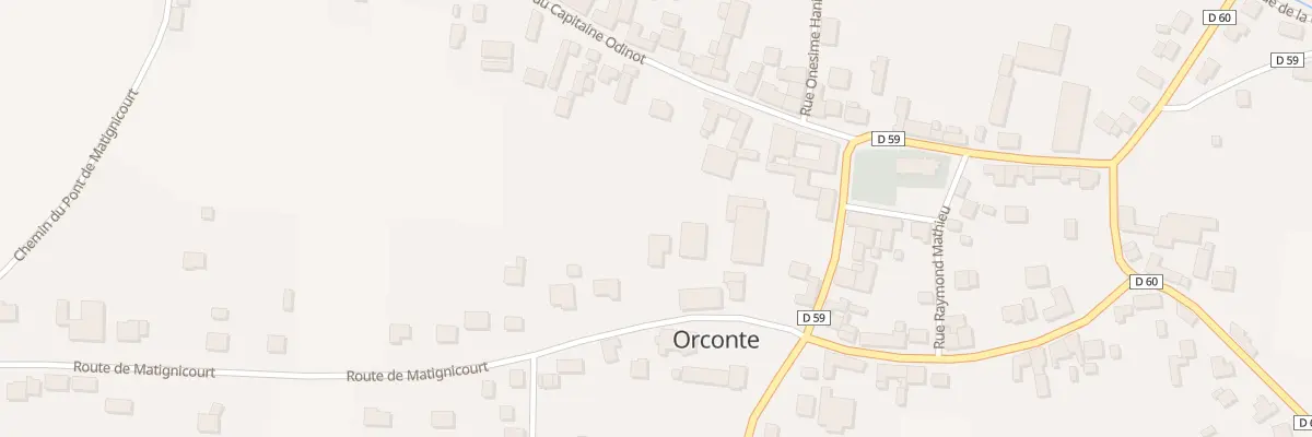 Plan du 4 Rte de Matignicourt à Orconte