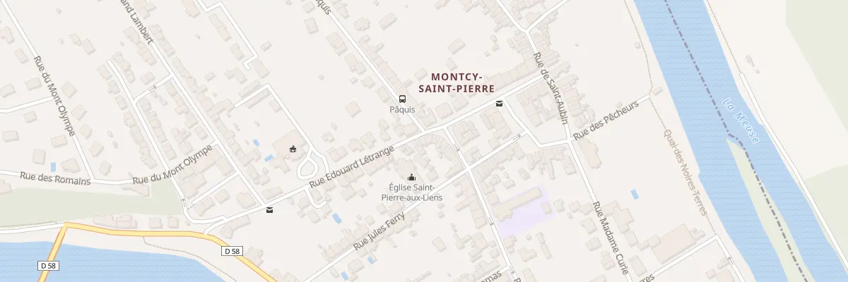 Plan du 3 Rue Edouard Létrange à Charleville-Mézières