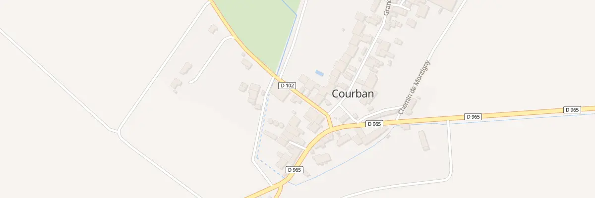 Plan du 3 Rte des Templiers à Courban