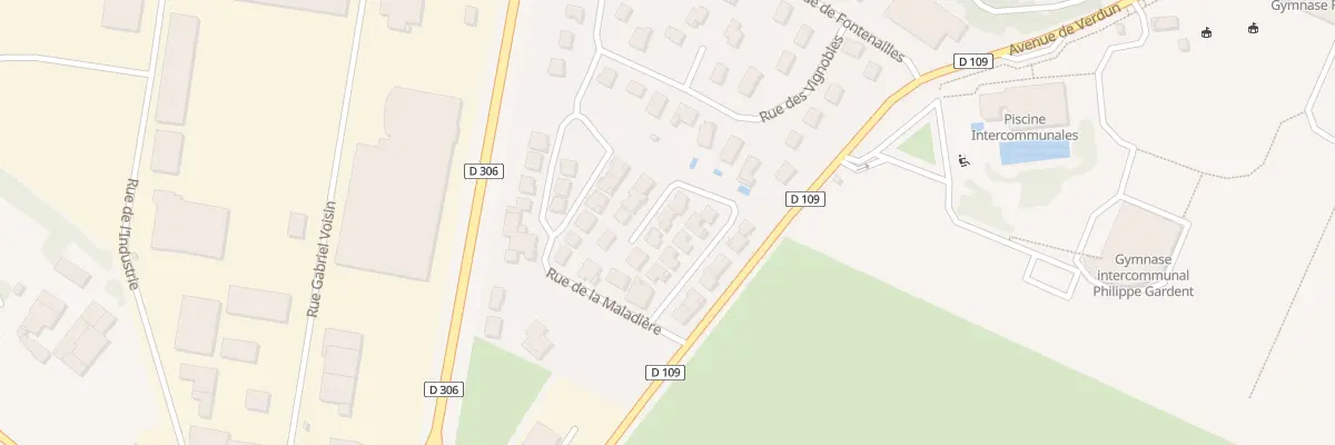 Plan du 185 Rue de la Thériaque à Belleville-en-Beaujolais