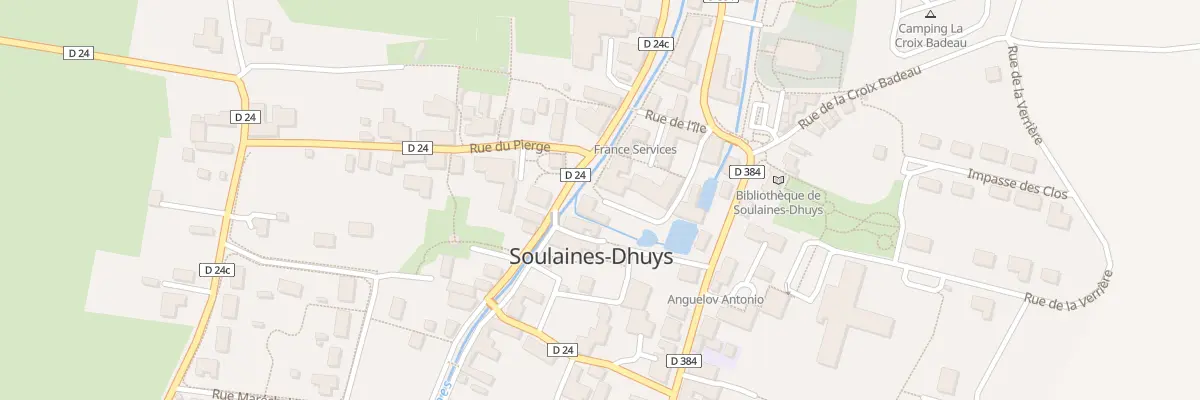 Plan du 1 Rue de l’Ile à Soulaines-Dhuys