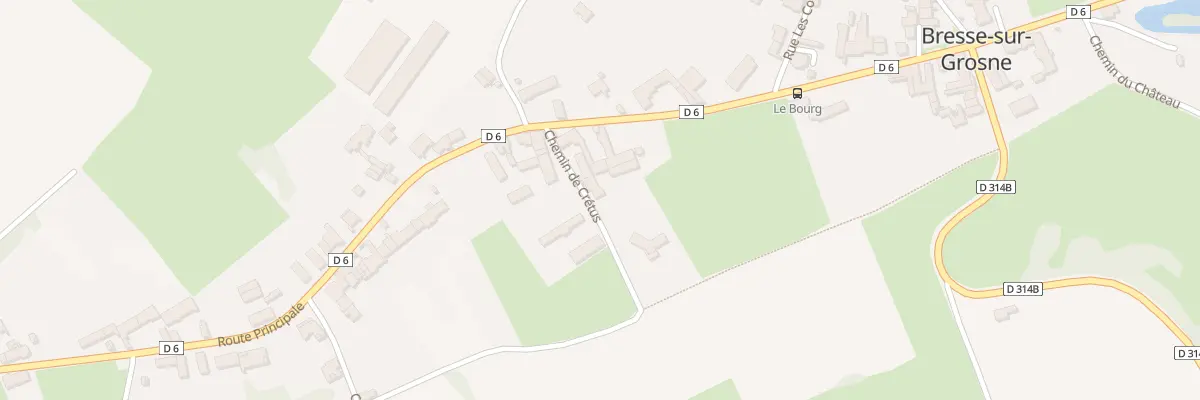 Plan du 1 Che de Crétus à Bresse-sur-Grosne
