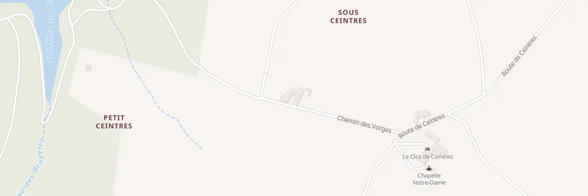 Plan du 200 Che des Vorges à Cheminas