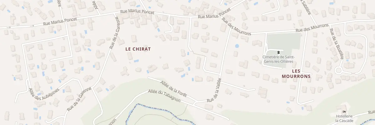 Plan du 3 All de la Chabrélie à Saint-Genis-les-Ollières