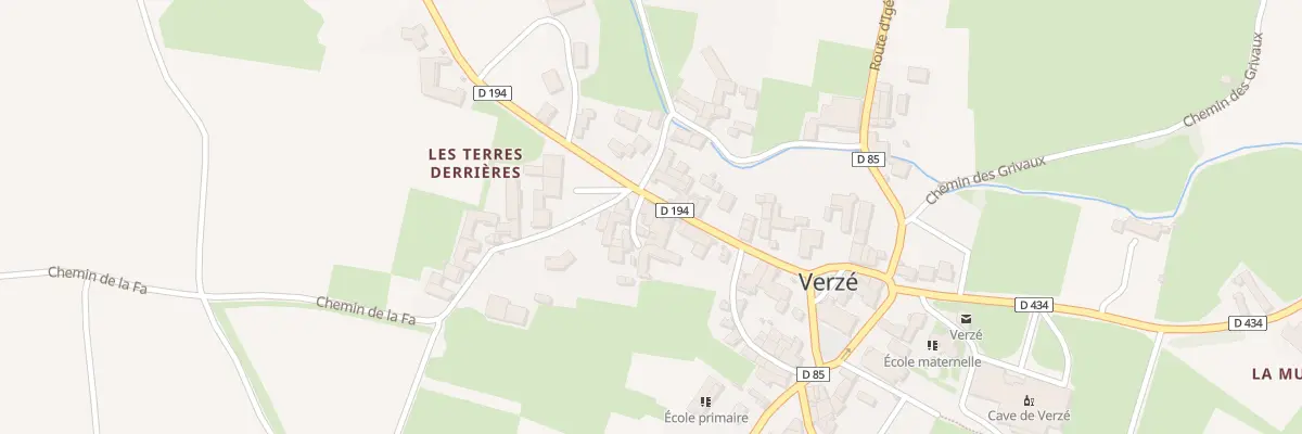 Plan du 5070 Le Bourg à Verzé