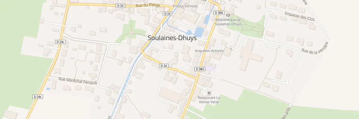 Plan du 4 Rue de la Huchette à Soulaines-Dhuys