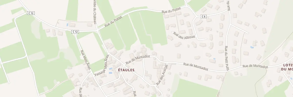 Plan du 217 Rue de Montadiot à Mellecey