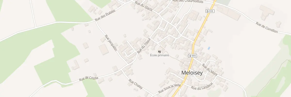 Plan du 5 Rue du Tilleul à Meloisey