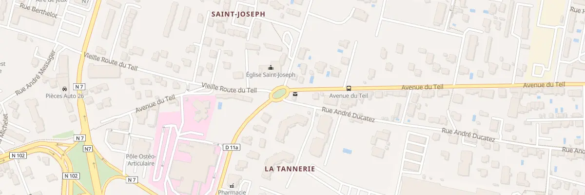 Plan du 40 Rue André Ducatez à Montélimar