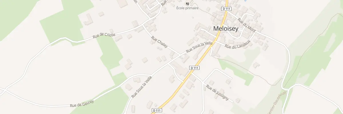Plan du 1 Rue Chaley à Meloisey