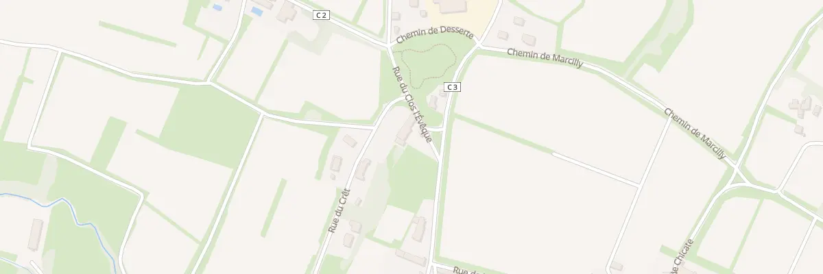Plan du 11 Rue du Clos l’Evêque à Mercurey