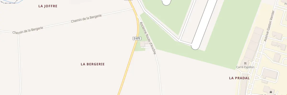 Plan du 9021 Rue d’Ancone à Montélimar