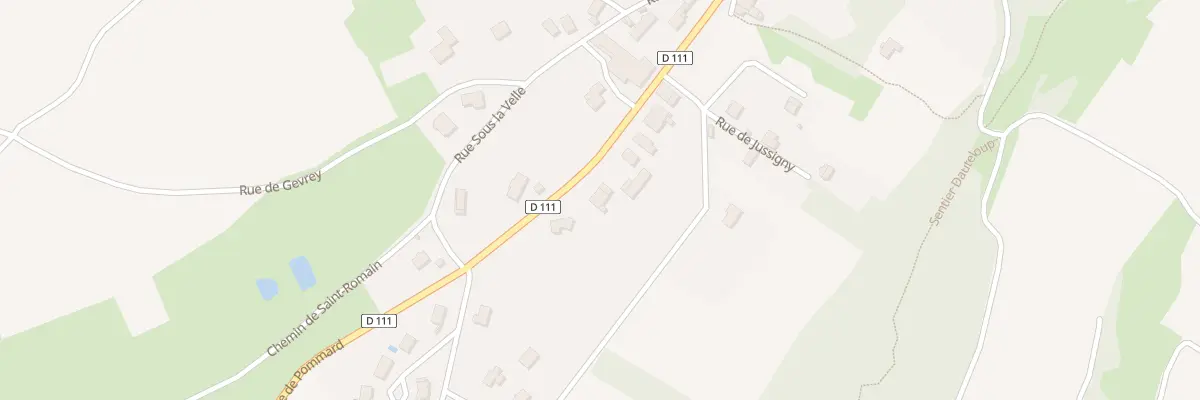 Plan du 4 Rte de Pommard à Selongey
