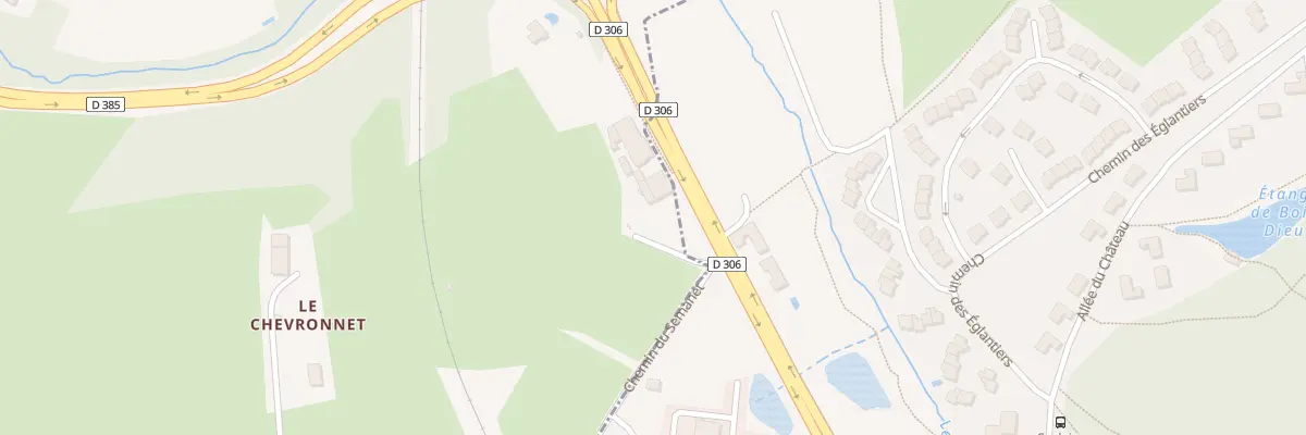 Plan du 6 Che du Semanet à Dommartin