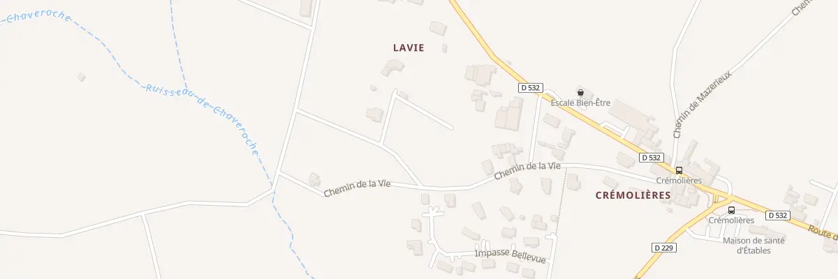 Plan du 50 Che de la Vigne à Étables