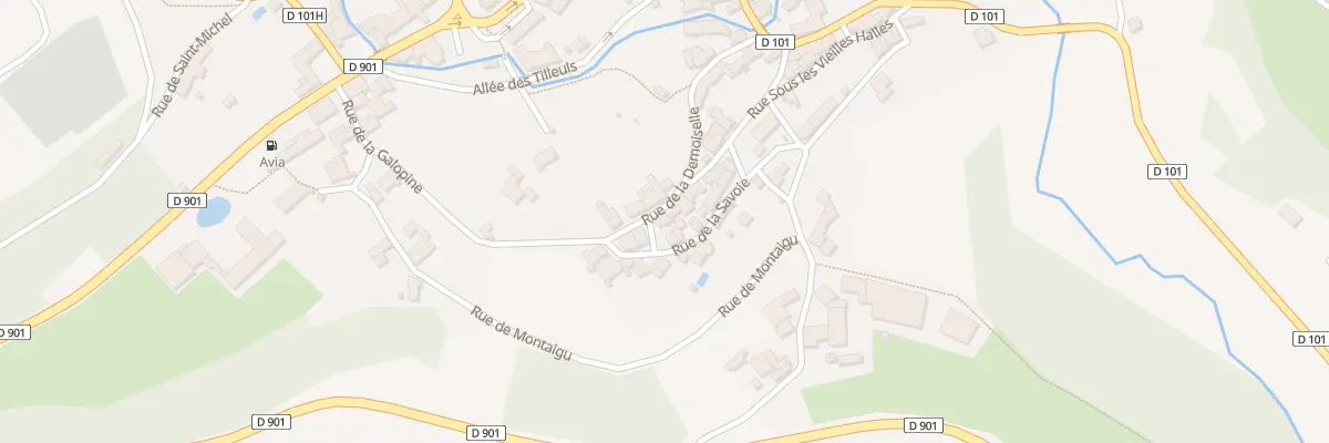 Plan du 1 Rle des Potiers à Aignay-le-Duc