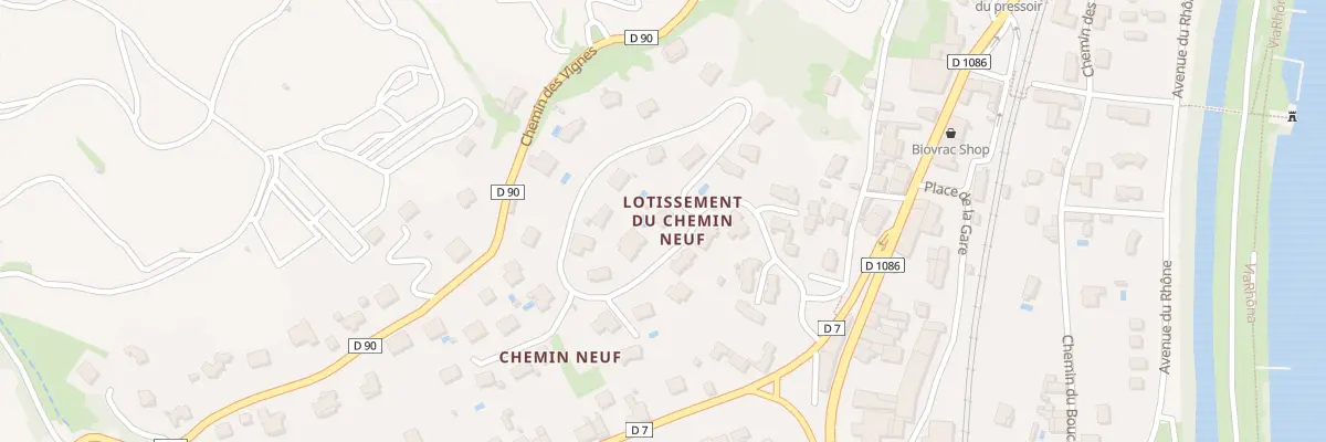 Plan du 18 Mte des Combettes à Chavanay