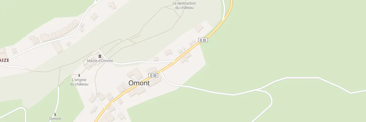 Plan du 5033 La Vallee à Omont
